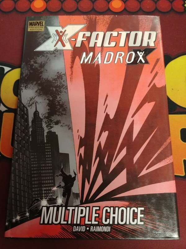 X-Factor Madrox Multiple Choice 2008 Hardcover OOP Peter David Pablo Raimondi 