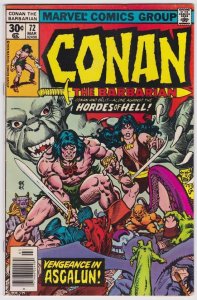 Conan the Barbarian #72 8.5 VF+ Marvel Comic - Mar 1977