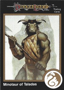 1991 TSR Dungeon and Dragons Trading Card #385 Minotaur of Taladas
