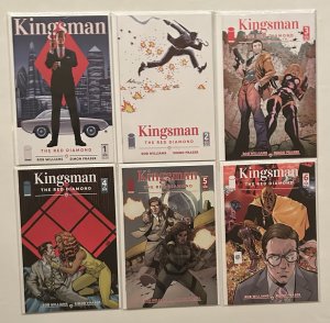 Kingsman The Red Diamond #1,2,3,4,5,6 NM Set Image Comics