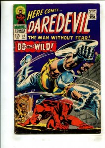 DAREDEVIL #23 (4.5) DD GOES WILD!! 1966