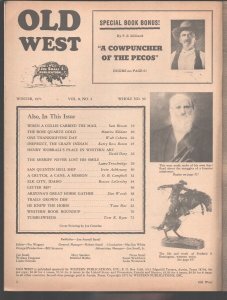 Old West-Winter 1971-Joe Grander cover art-San Quentin hell Ship-Frederic Rem...