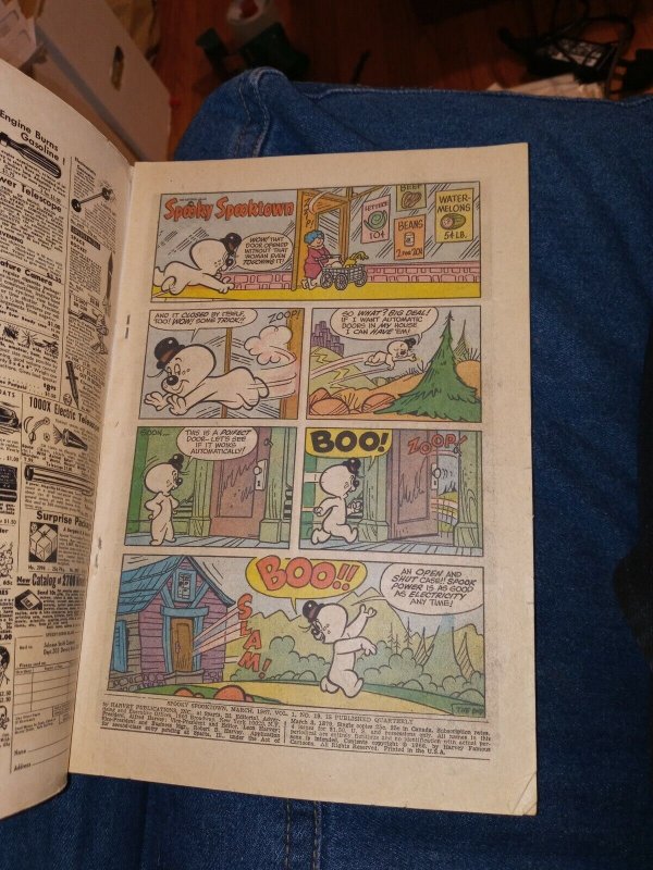 Spooky Spooktown #19 harvey comics 1967 silver age tuff little ghost cartoon