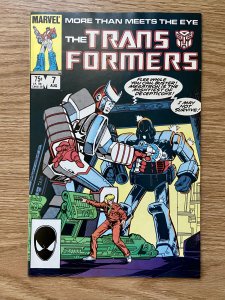 Transformers #7 Marvel 1985 unread and NM+ high grade!