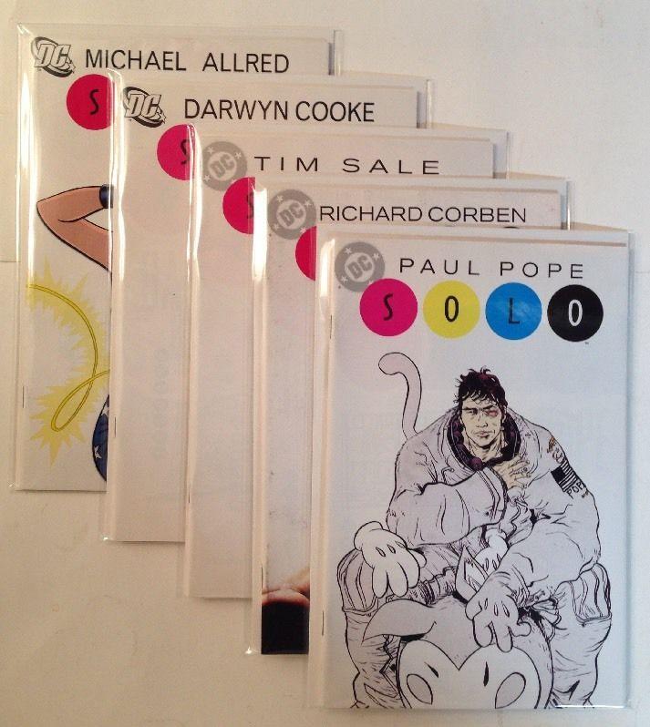 Solo Paul Pope Richard Corben Tim Sale Darwin Cooke Michael Allred VF/NM Lot Set