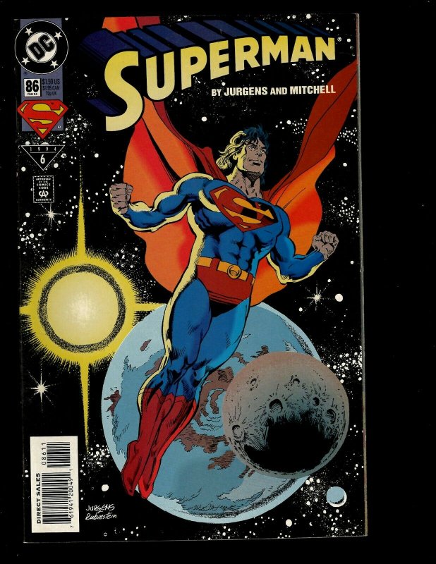 12 Superman DC Comics #64 82 84 85 86 87 88 89 90 91 92 93 Batman Krypton J409