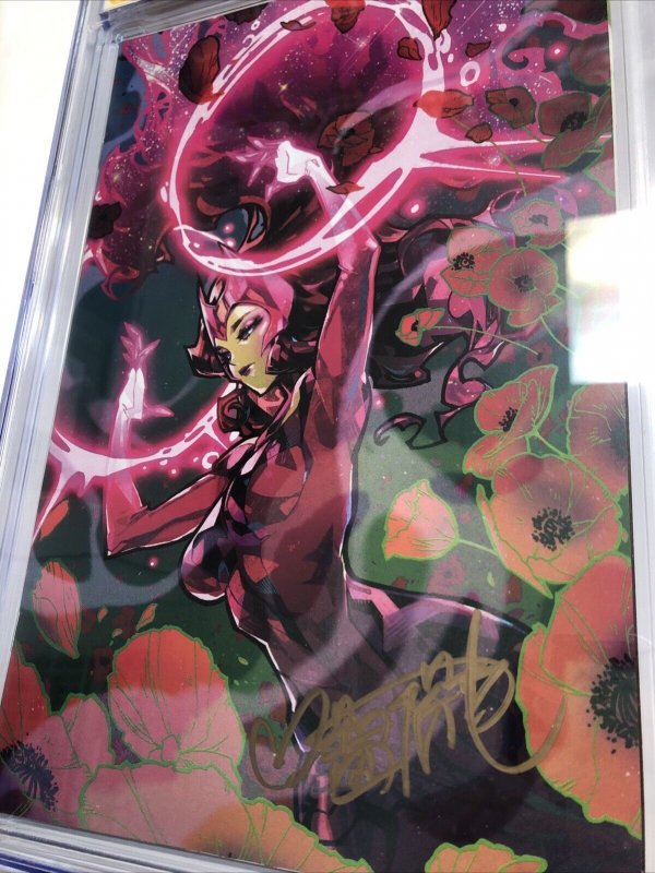 Scarlet Witch & Quicksilver (2024) # 1 (CGC 9.8 SS) Signed Rose Besch * Marvel