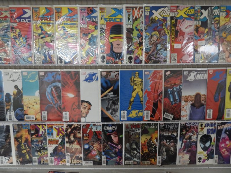 Huge Lot of 150+ Comics W/ Spiderman, X-Factor, Venom +More Avg. VF- Condition!
