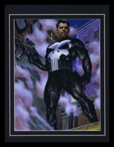 The Punisher Framed 11x14 Marvel Masterpieces Poster Display   