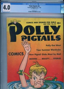 Polly Pigtails 30  CGC 4.0  1948  Very cool!