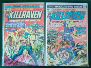 Amazing Adventures #30 & #34 (1975)  Marvel Comics Featuring Killraven