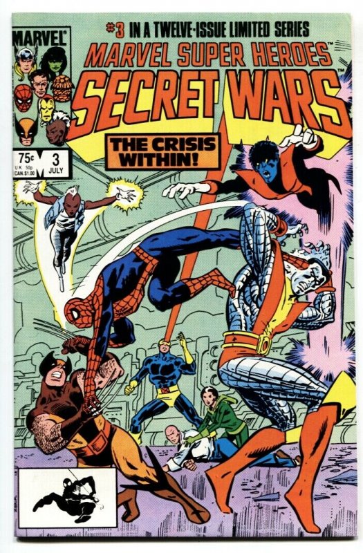 MARVEL SUPER HEROES SECRET WARS #3 1st Volana + Titania comic book