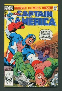 Captain America #279 /   9.2 NM-  / Mike Zeck Art /   March 1983