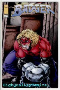 BADGER #7, NM+, Mike Baron, Image, 1997, Martial Arts, Crazy, more in store