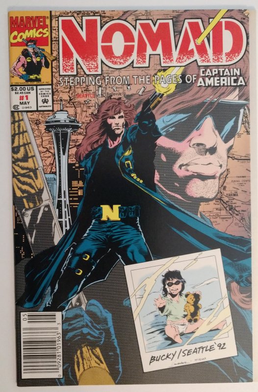 Nomad #1 (NM-, 1992) NEWSSTAND