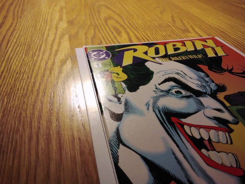 Robin II: The Joker's Wild! #1 Joker Close-Up Cover (1991)
