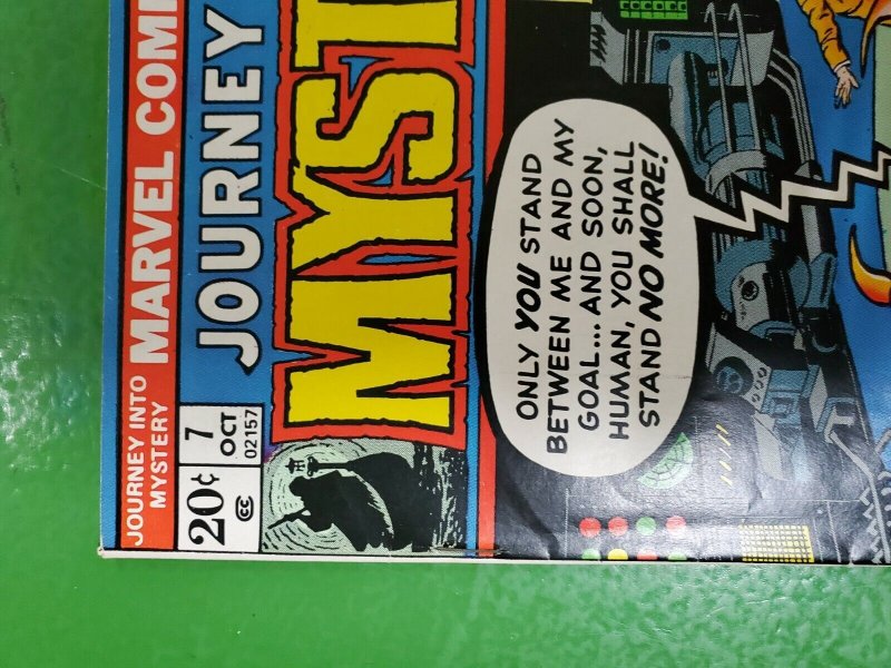 JOURNEY INTO MYSTERY #7 1973 Marvel FN
