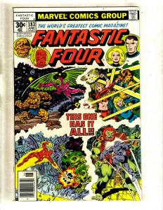 Lot Of 6 Fantastic Four Marvel Comic Books # 179 181 182 183 184 185 Thing JF23