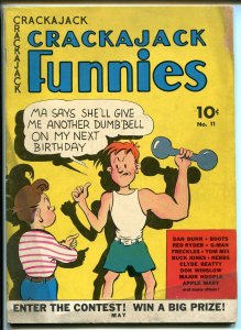 Crackajack Funnies #11 1939-Dell-3rd Red Ryder-Fred Harman-Don Winslow-rare-VG-