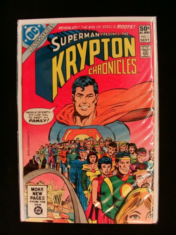 Superman Presents The Krypton Chronicles #1-3 Complete Set Run DC  