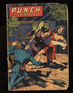 Punch Comics #15 Fair 1.0 GGA Good Girl Art 1945!