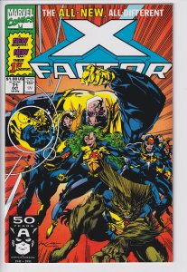 X-FACTOR #71 (Oct 1991) NM- 9.2 white! I've had this copy since it was new!