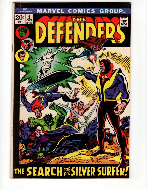 The Defenders #2 THE SEARCH FOR THE SILVER SURFER! Marvel Bronze Age Classic