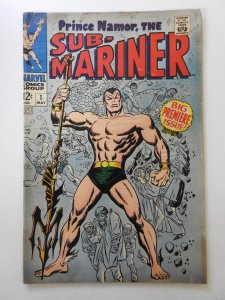 Sub-Mariner #1  (1968) Light Moisture Wrinkle Good+ Condition!