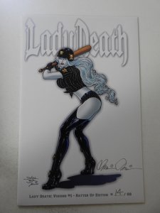Lady Death: Visions #1 Batter Up Edition NM Condition! Signed W/ COA!