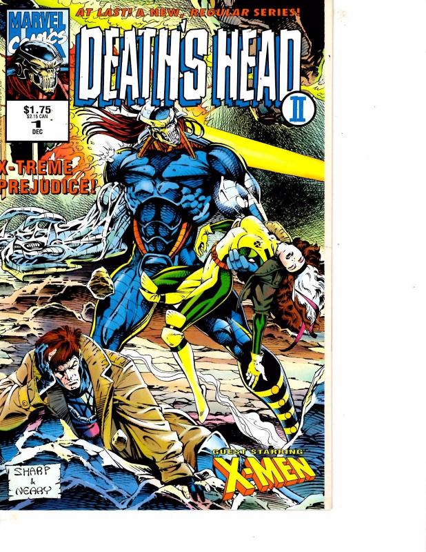 Lot Of 2 Comic Books Marvel New Exiles #18 and Death's Head II #1  MS9