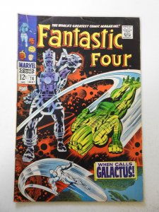 Fantastic Four #74 (1968) VG+ Condition 1/2 in tear fc