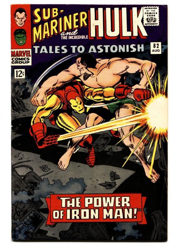 TALES TO ASTONISH #82 comic book-1966-MARVEL-IRON MAN VS. SUB-MARINER VF-