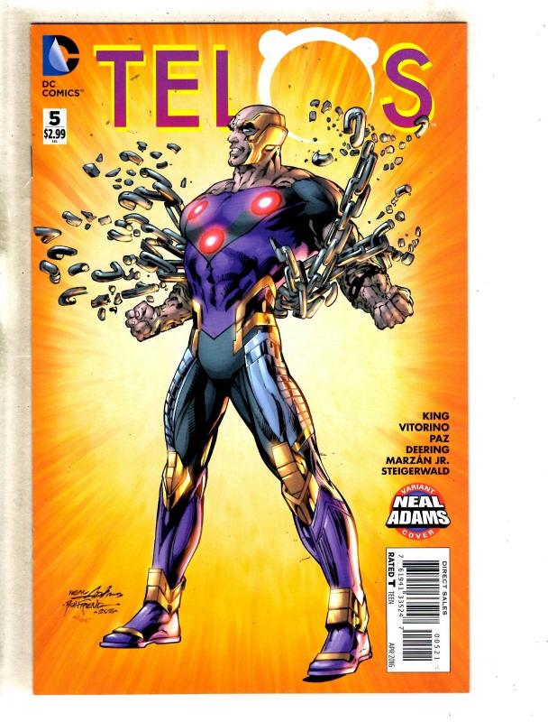 Telos # 5 NM 1st Print Neal Adams Variant Cover DC Comic Book TW64 