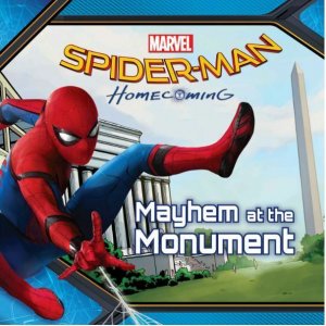 Spider-Man Homecoming: Mayhem at the Monument Original Spider-Man Art SPLASH