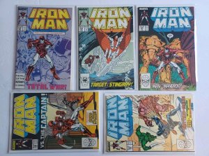 Iron Man #225 226 227 228 229 230 & 231 Complete Set Armor Wars - 1987 - (-NM)