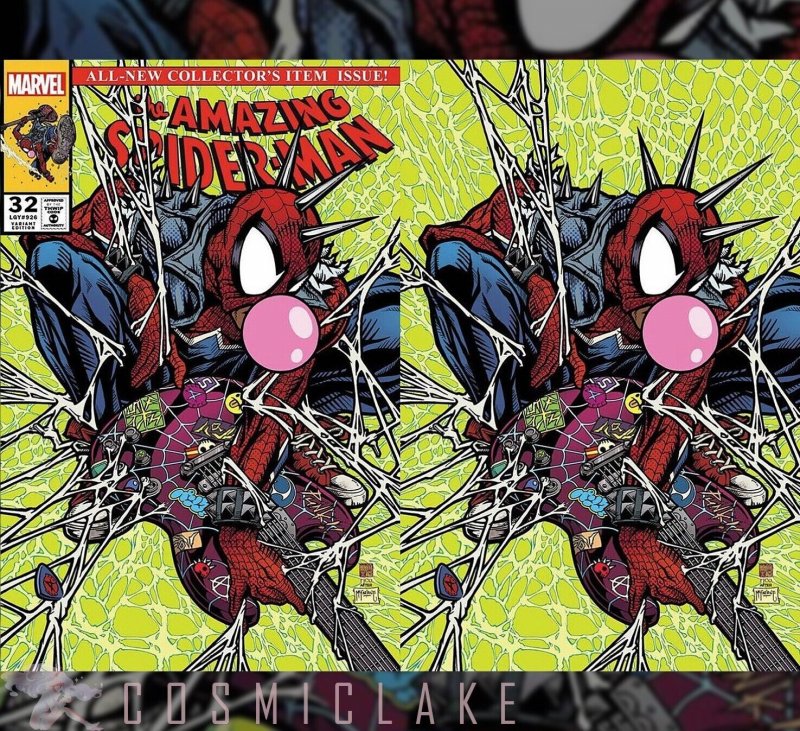 Amazing Spiderman #32 Okazaki Spiderpunk Virgin Mcfarlane Variant SET PRE  8/23 | Comic Books - Modern Age, Marvel