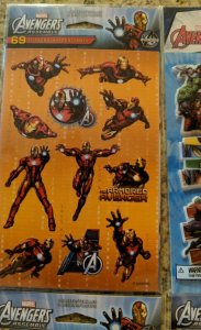  3X Packs 69 stickers Marvel The Armored Avenger Avengers & 14 Autocollants 