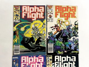 4 Alpha Flight Marvel Comics #31 32 34 35 Hulk Avengers Iron-Man Thor 87 JS3