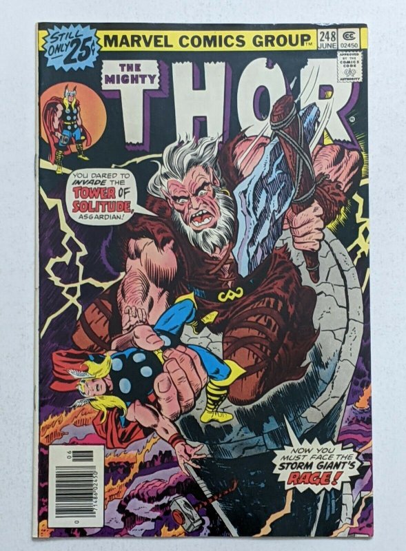 Thor 248 Jun 1976 Marvel VF- 7.5 John Buscema & Joe Sinnott cover