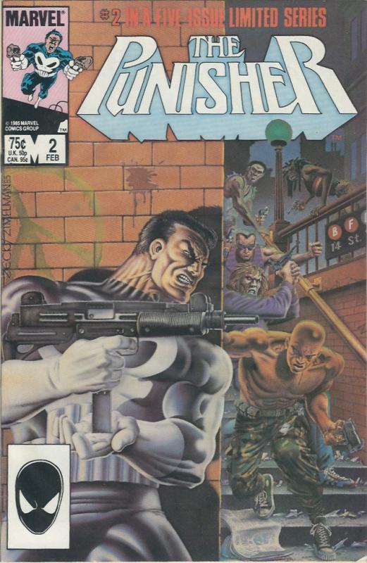 the punisher mini series #2,3,4,5 van/nm collection $25.00