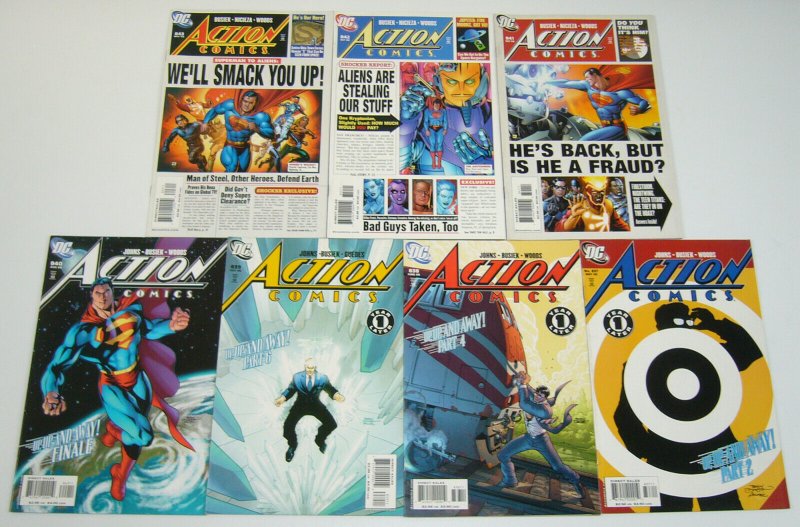 Action Comics #837-843 VF/NM complete run by Kurt Busiek - geoff johns/nicieza