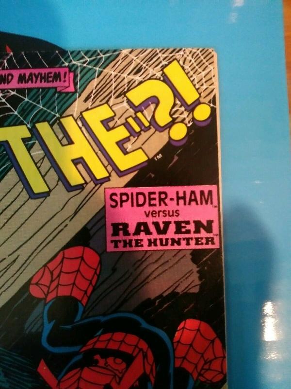 What The? #3 Marvel Comics/ Spider-Ham vs Raven the Hunter (1988)