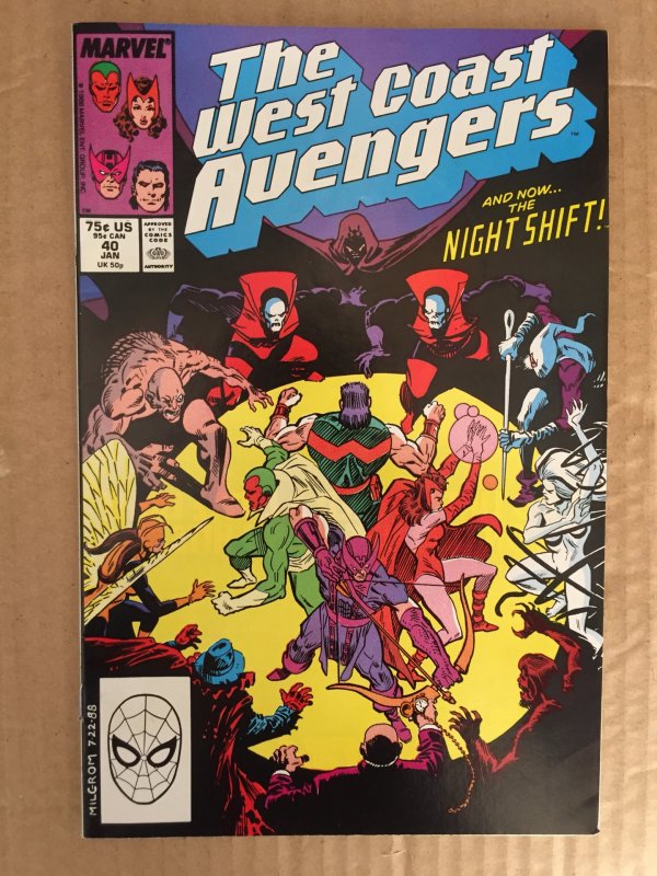 The West Coast Avengers #40