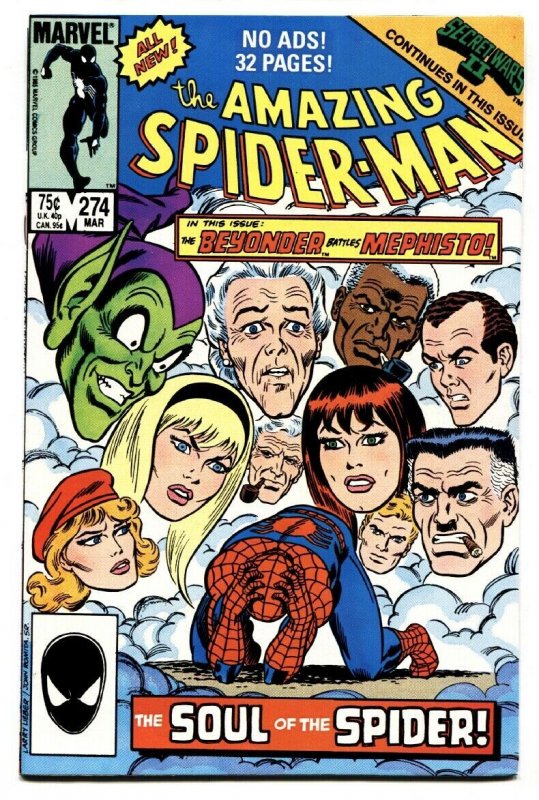 AMAZING SPIDER-MAN #274 1986-MARVEL COMICS NM-