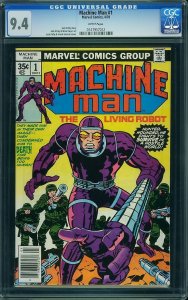 Machine Man #1 (1978) CGC 9.4 NM