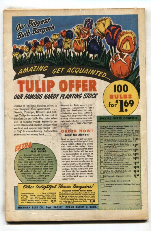 JUMBO #128--1949--SHEENA JUNGLE QUEEN-- MATT BAKER--comic book