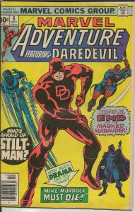 Marvel Adventure featuring Daredevil #6 ORIGINAL Vintage 1976 Marvel Comics