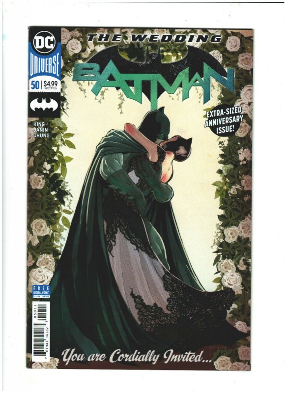 Batman #50 NM- 9.2 DC 2018 Janin Variant Batman & Catwoman Wedding