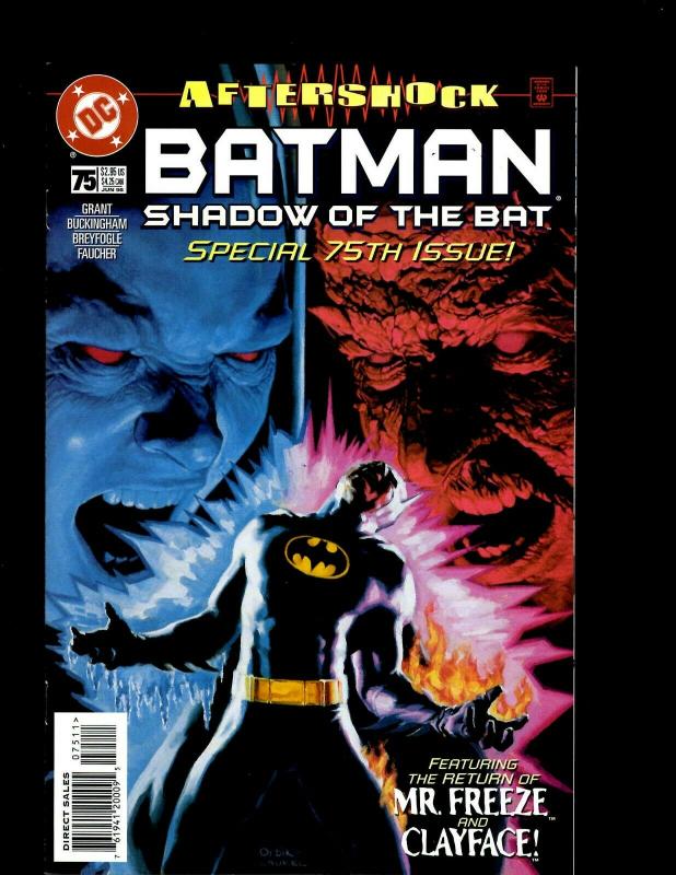 Lot of 10 Batman Shadow of the Bat DC Comics #72 73 74 75 76 77 78 79 81 82 SM15