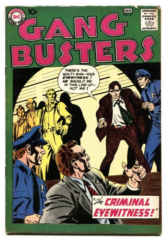 Gang Busters #67 1959-DC Comics Last issue-crime stories